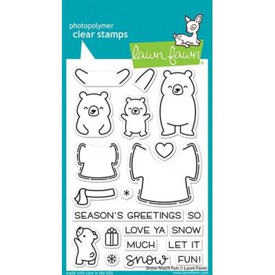 Lawn Fawn Clear Stamps - Snow Much Fun